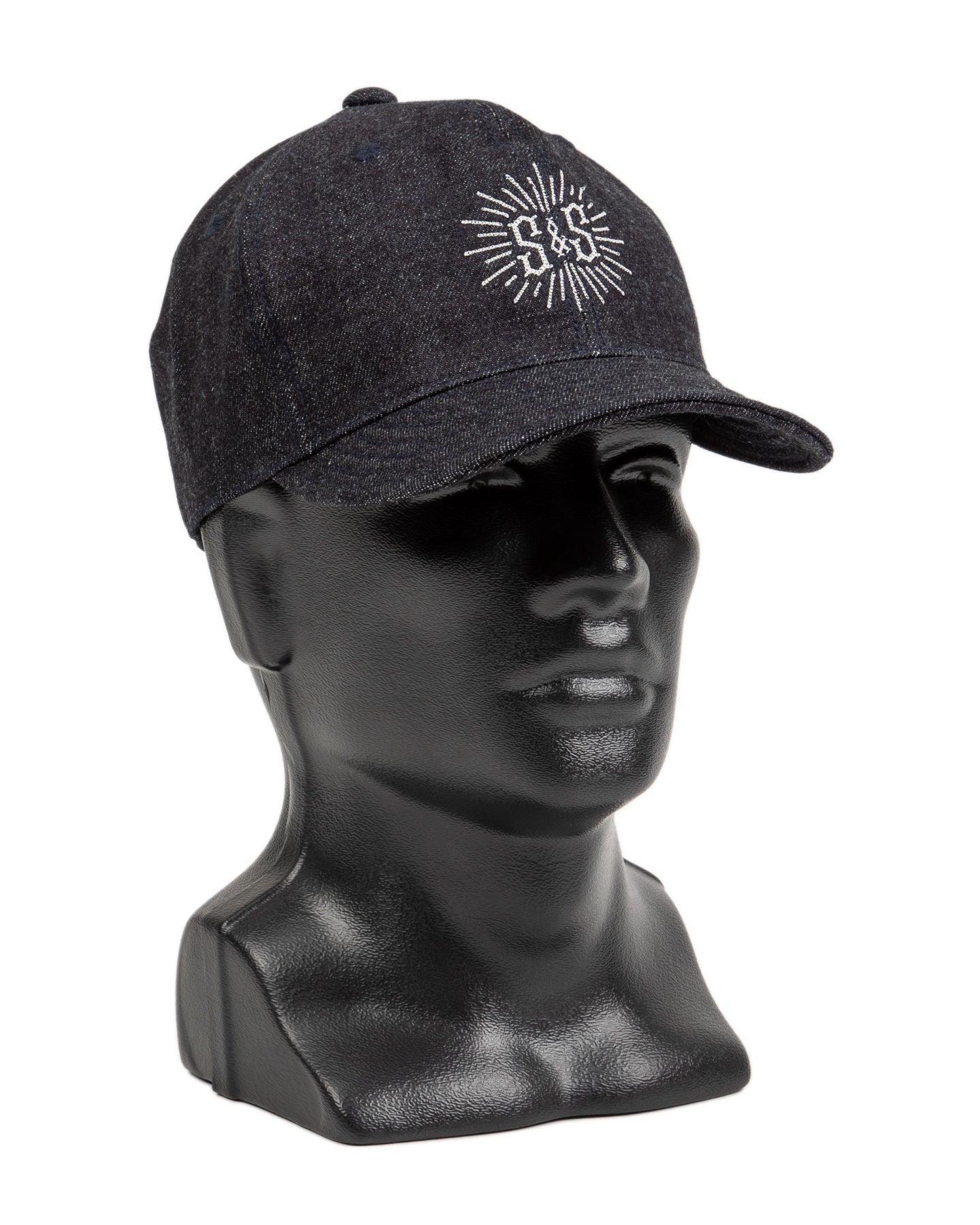 Standard & Strange Trucker Cap - Indigo Denim x White