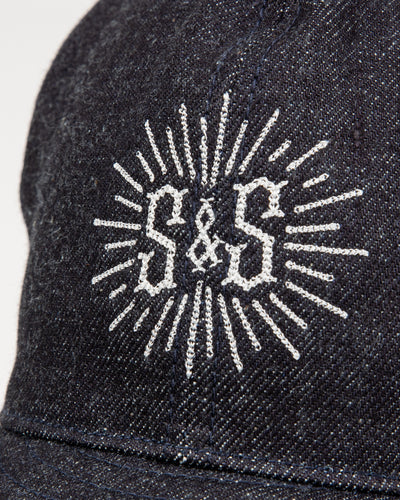 Standard & Strange Trucker Cap - Indigo Denim x White