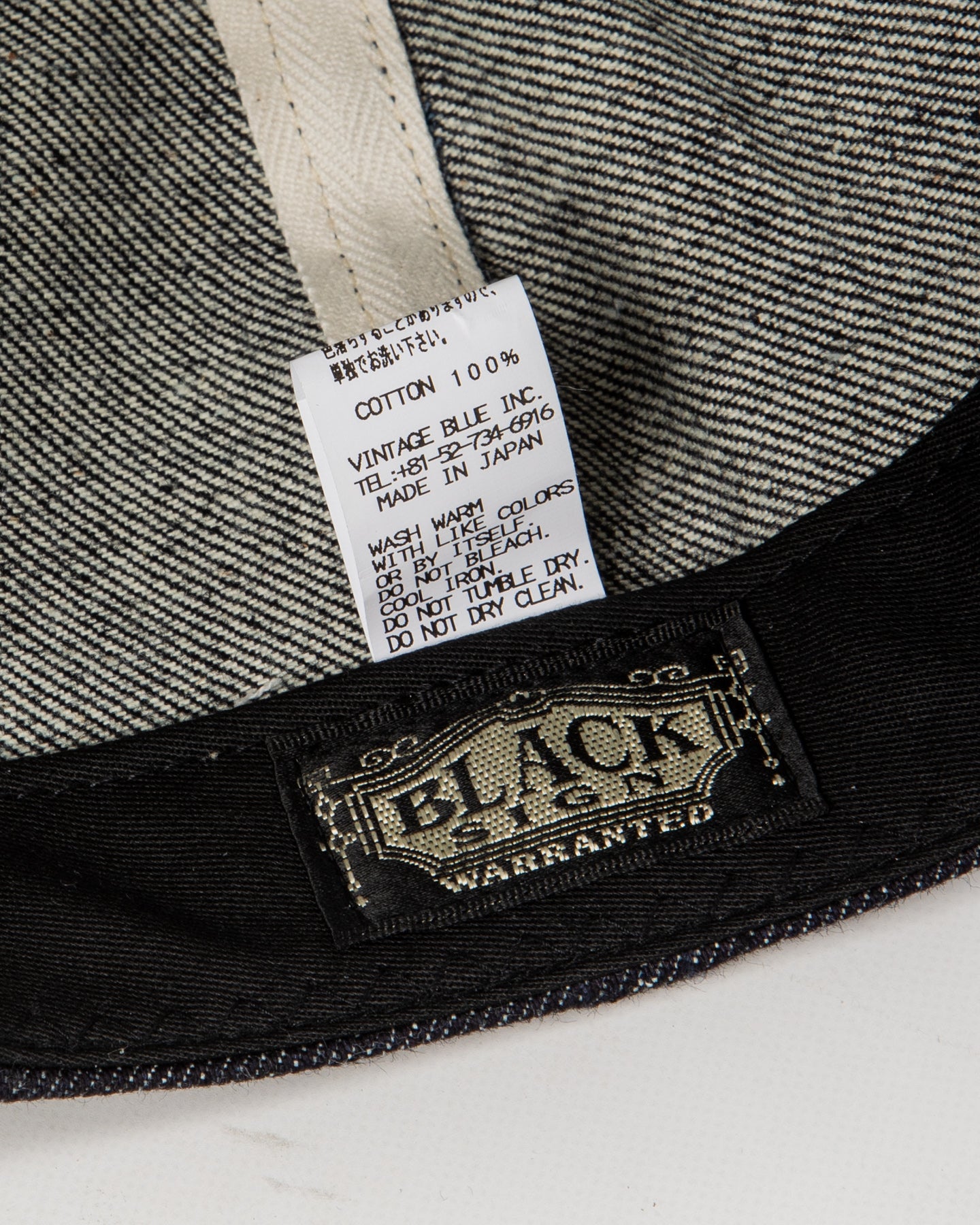 Standard & Strange Trucker Cap - Indigo Denim x White