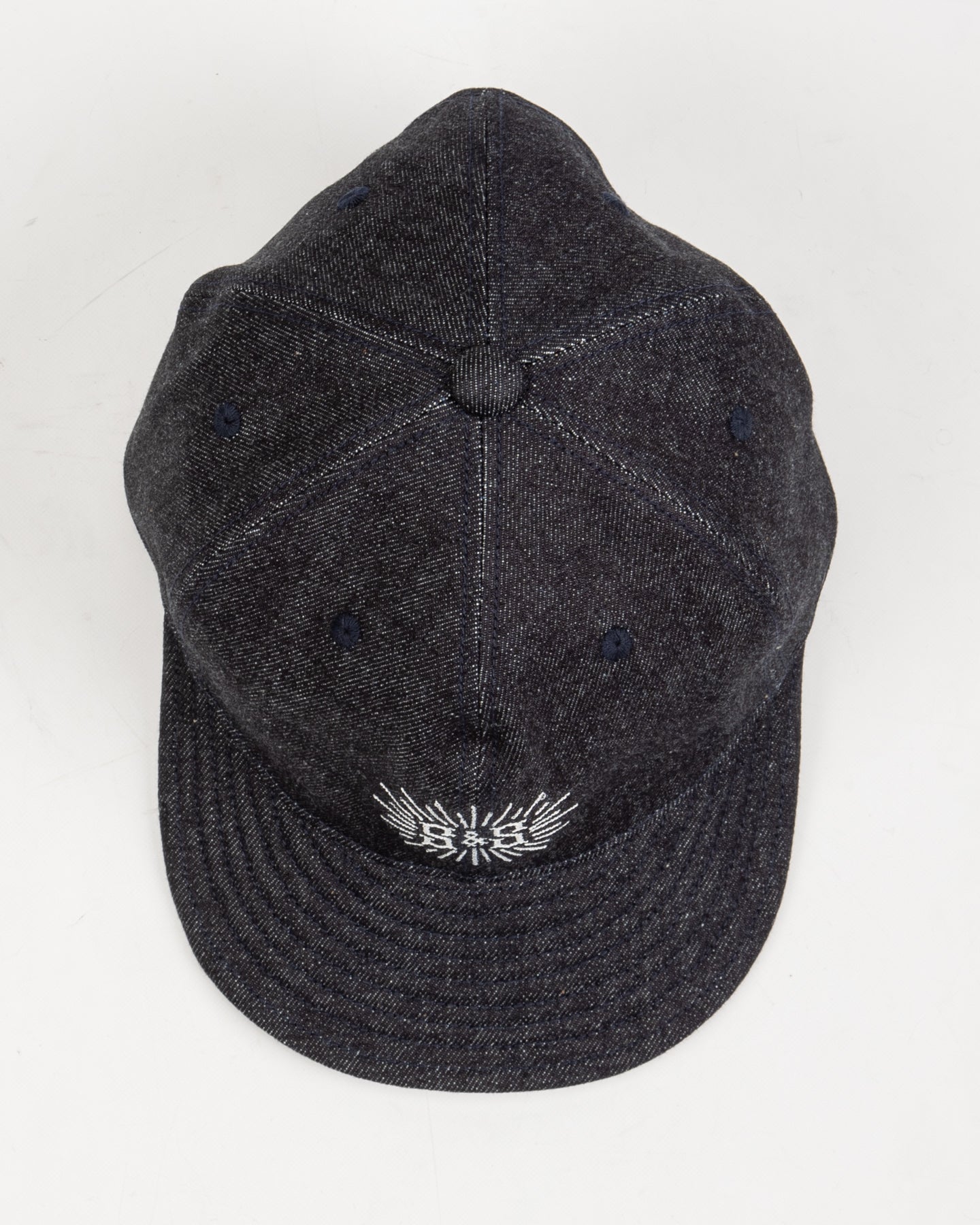Standard & Strange Trucker Cap - Indigo Denim x White