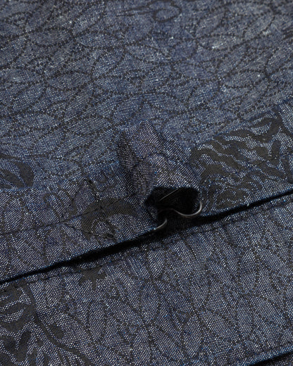 Black Sign "Tiger and Crescent Moon" Pleats Jacket - Deep Indigo - Standard & Strange