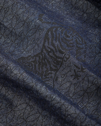 Black Sign "Tiger and Crescent Moon" Pleats Jacket - Deep Indigo - Standard & Strange