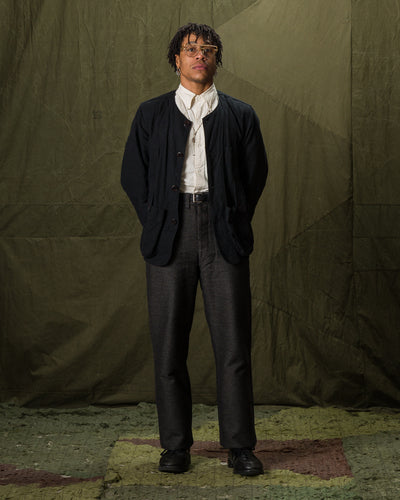 Black Sign Twisted Heather Cord Harbor Trousers - Rat Gray - Standard & Strange