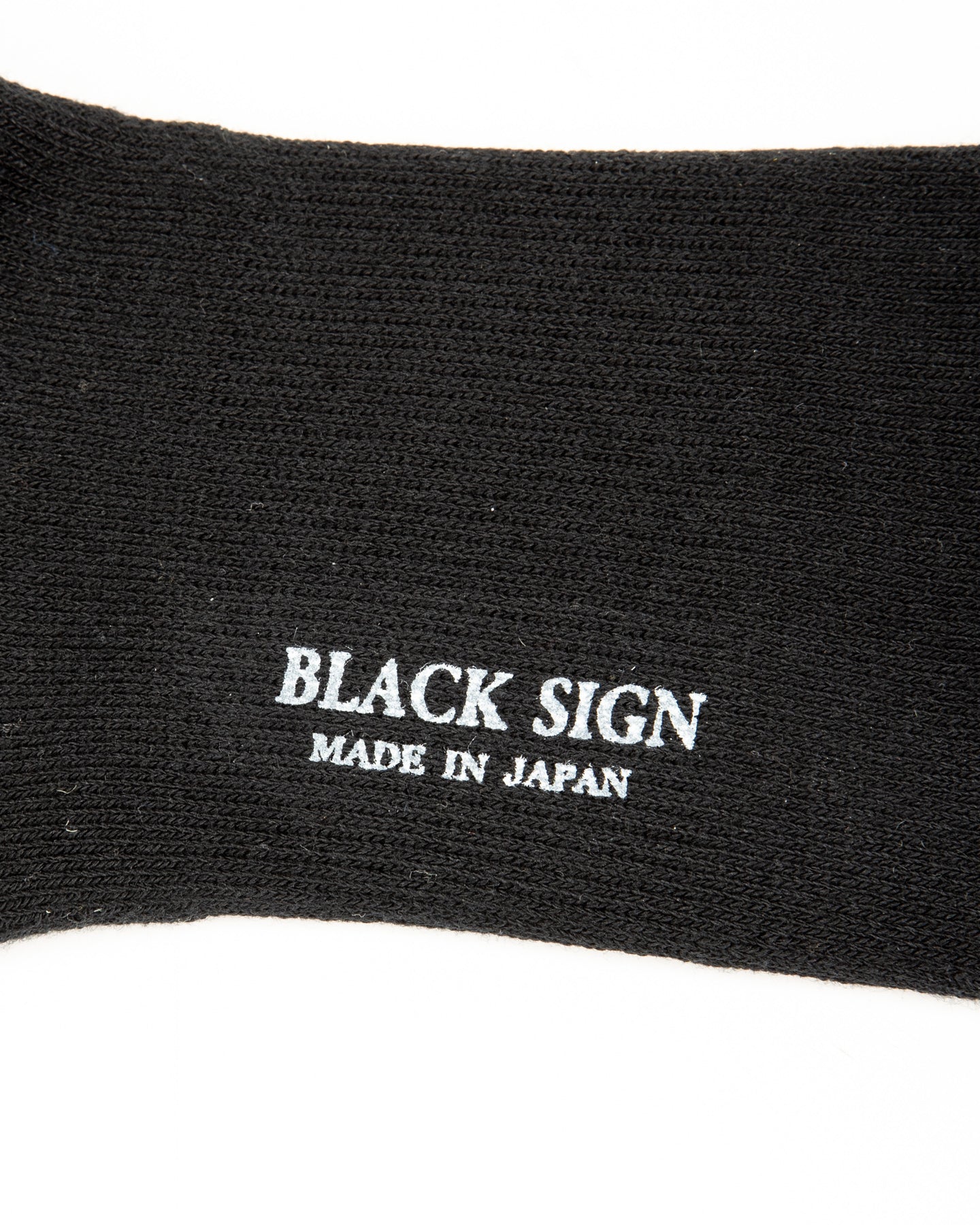 Black Sign Wide Border BS Fit Boot Socks - Midnight Black x Hide Green - Standard & Strange