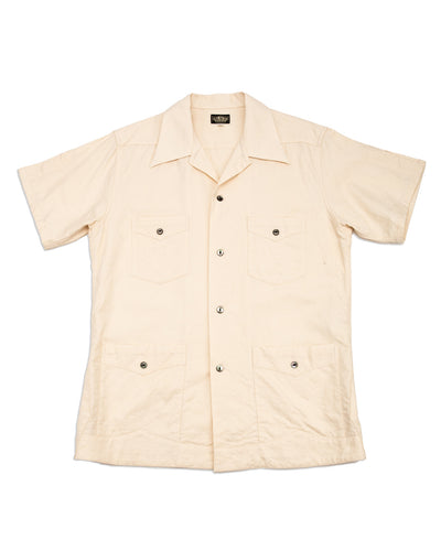 Black Sign “Paisley Jacquard” Cigar Shirt - Ivory - Standard & Strange