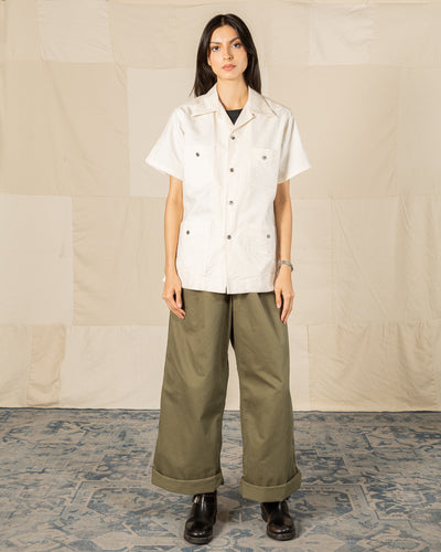 Black Sign “Paisley Jacquard” Cigar Shirt - Ivory - Standard & Strange