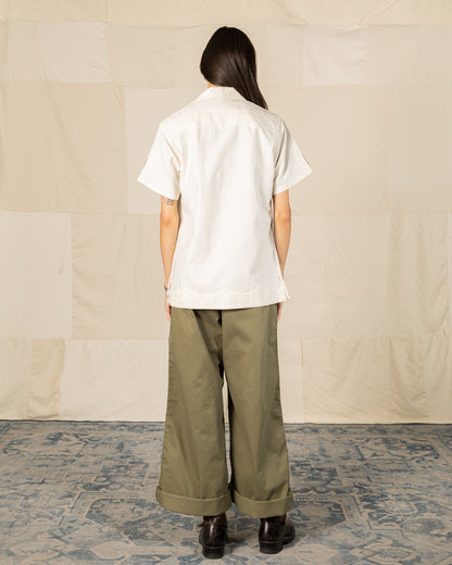 Black Sign “Paisley Jacquard” Cigar Shirt - Ivory - Standard & Strange