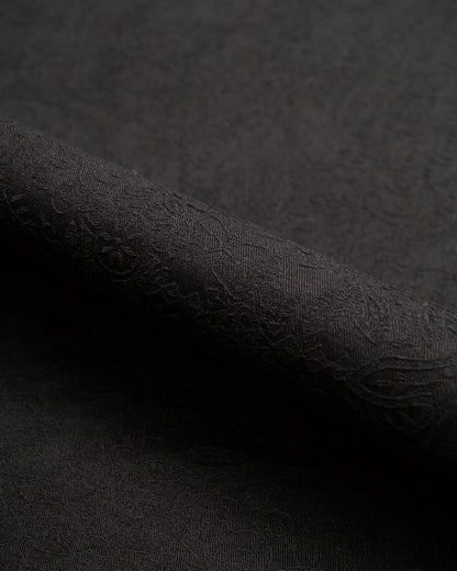 Black Sign “Paisley Jacquard” Cigar Shirt - Midnight Black - Standard & Strange