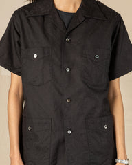 Black Sign “Paisley Jacquard” Cigar Shirt - Midnight Black - Standard & Strange