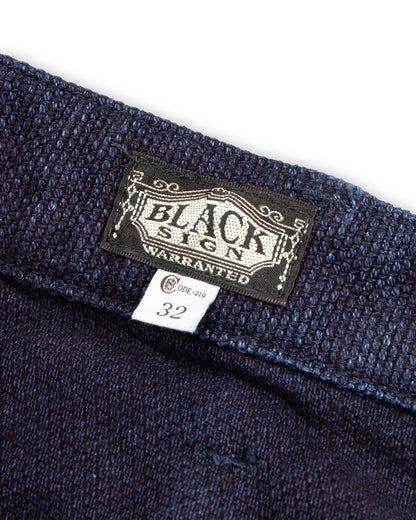 Black Sign "Sashiko" Indigo Miner Waist-Overall - Standard & Strange