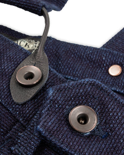 Black Sign "Sashiko" Indigo Miner Waist-Overall - Standard & Strange