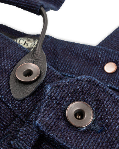 Black Sign "Sashiko" Indigo Miner Waist-Overall - Standard & Strange