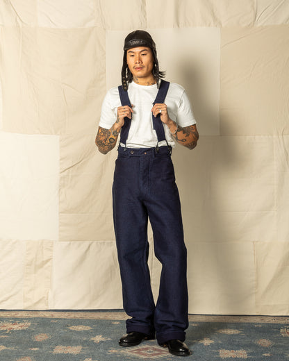 Black Sign "Sashiko" Indigo Miner Waist-Overall - Standard & Strange