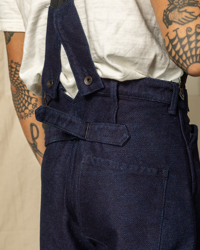 Black Sign "Sashiko" Indigo Miner Waist-Overall - Standard & Strange