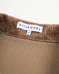 Blluemade Double Breasted Coat - Smoke Italian Cotton Corduroy - Standard & Strange