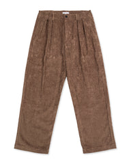 Blluemade Double Pleat Pant - Smoke Italian Cotton Corduroy - Standard & Strange