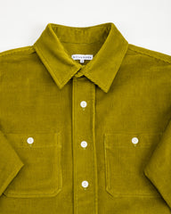 Blluemade Engineer's Shirt - Olive Oil Italian Cotton Corduroy - Standard & Strange