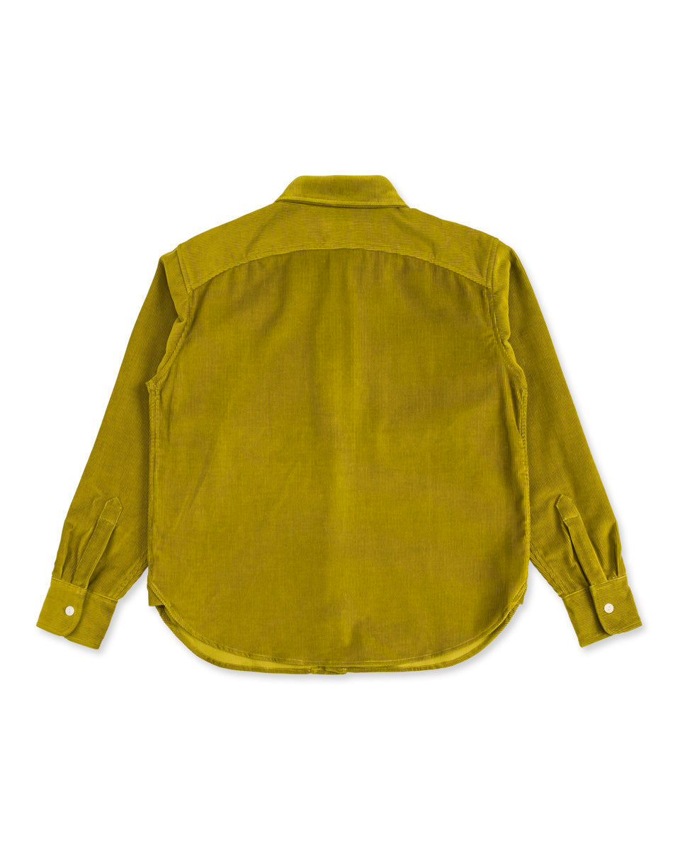 Blluemade Engineer's Shirt - Olive Oil Italian Cotton Corduroy - Standard & Strange