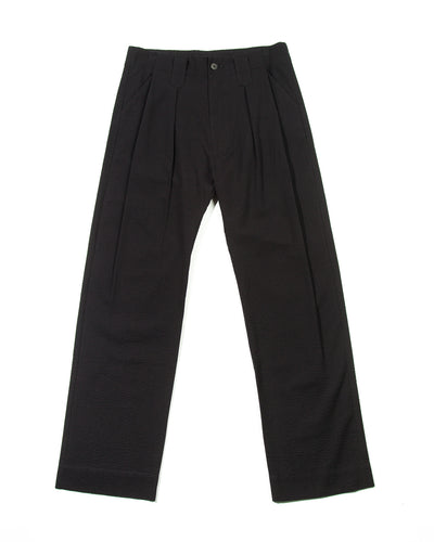 Blluemade Hollywood Pant - Black Cotton Seersucker - Standard & Strange