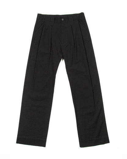 Blluemade Hollywood Pant - Black Cotton Seersucker - Standard & Strange
