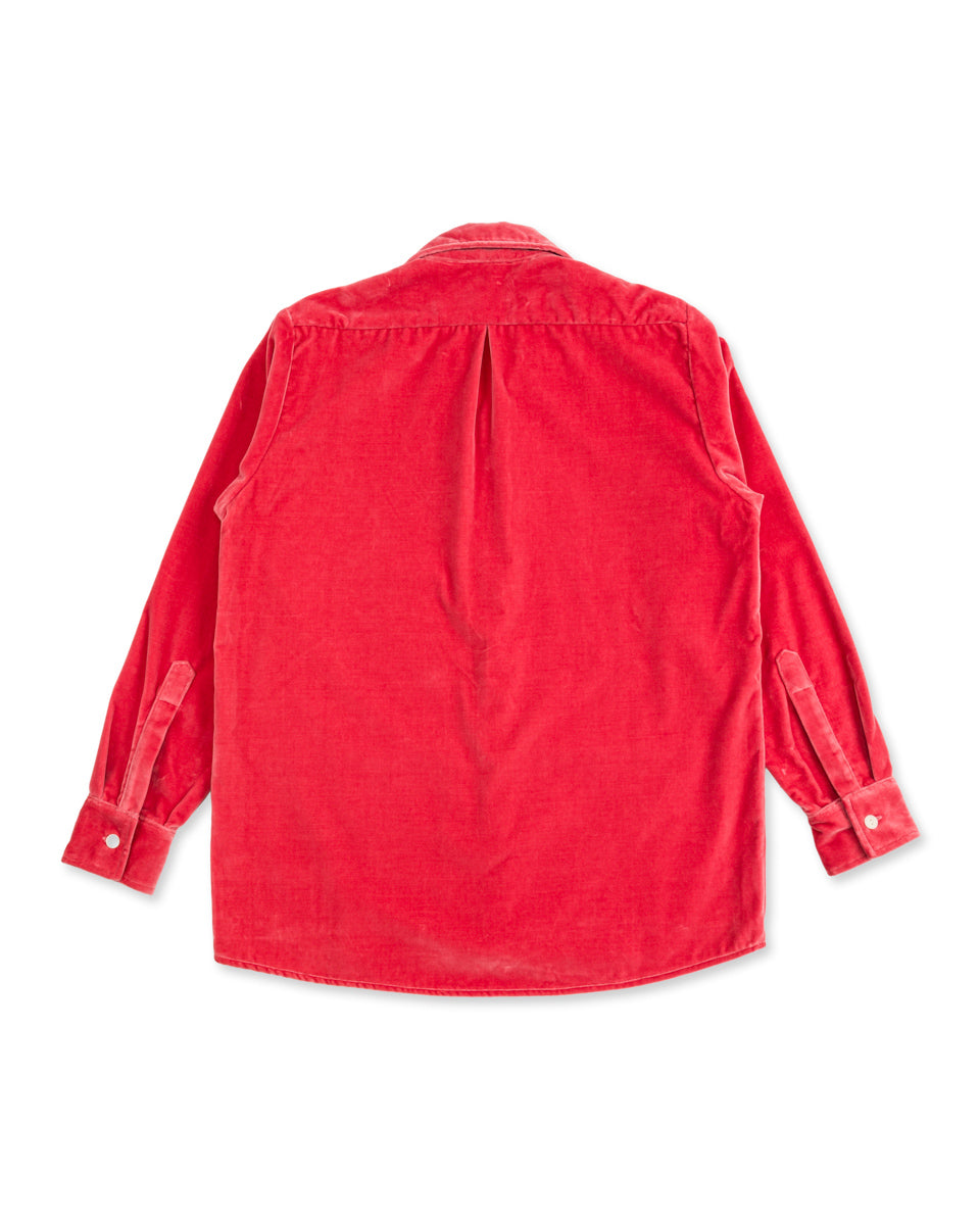 Blluemade Jacket Shirt - Rose Italian Cotton Velvet - Standard & Strange