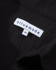 Blluemade Long Sleeve Shirt - Black Cotton Seersucker - Standard & Strange