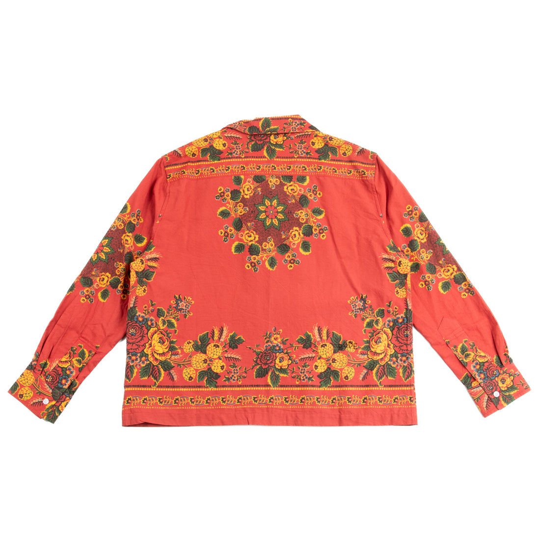 Bode Floribunda LS Shirt - Red Multi - Standard & Strange