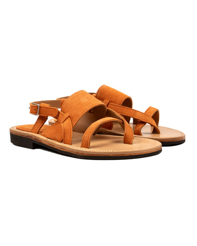 Malheur Sandal - Orange Suede