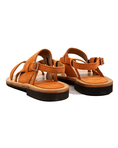 Malheur Sandal - Orange Suede