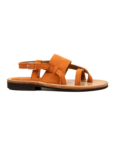 Malheur Sandal - Orange Suede