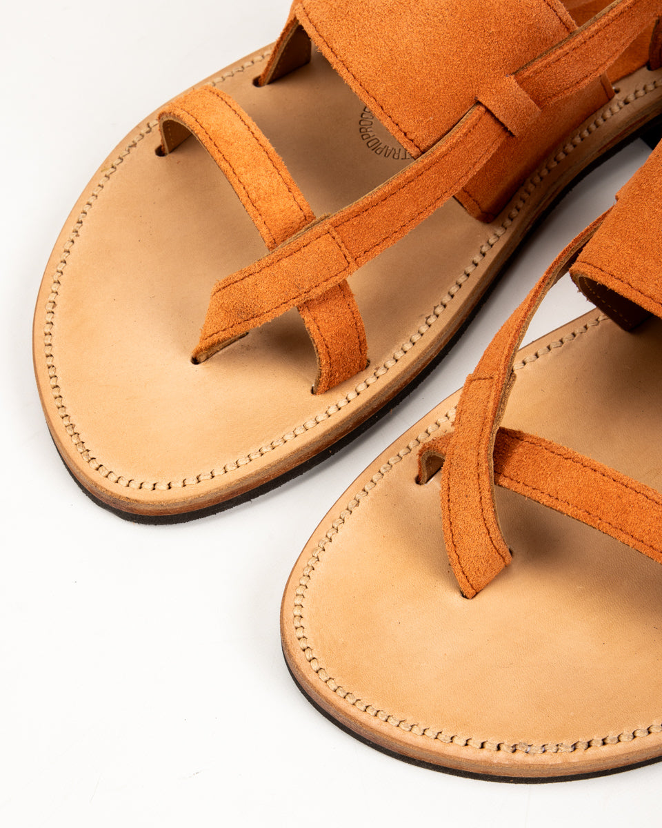 Malheur Sandal - Orange Suede