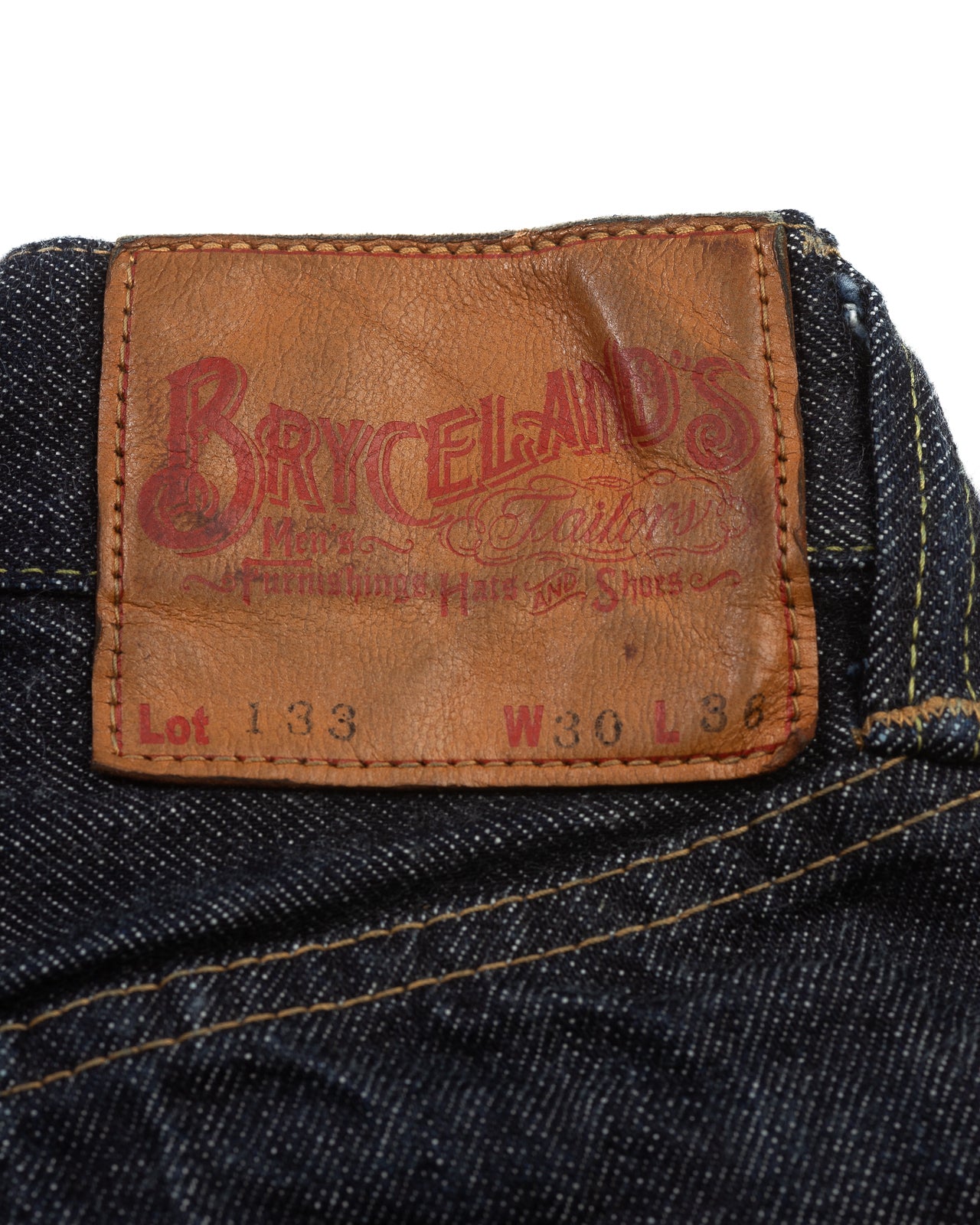 Bryceland's Co 133 Denim Jeans - Indigo (Washed) – Standard & Strange