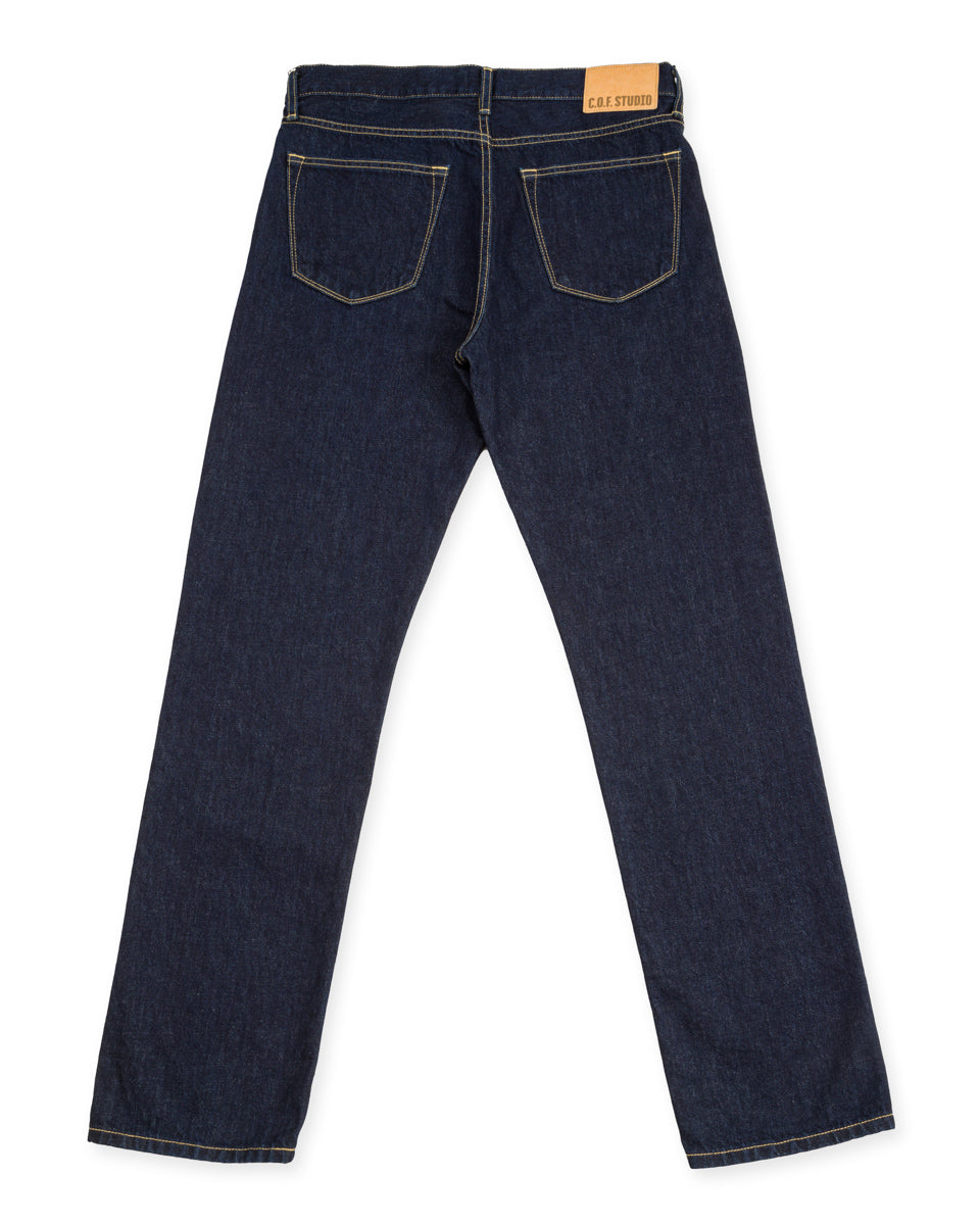 C.O.F Studio M6 Classic Straight - 13oz RG CO Deep Indigo Rinsed - Standard & Strange