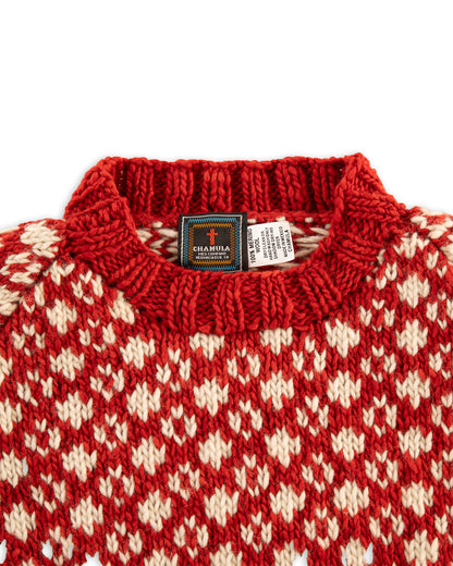 Chamula Design B Pullover - Red - Standard & Strange