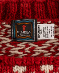 Chamula Design B Pullover - Red - Standard & Strange