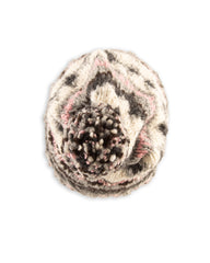 Chamula Double Cuff Cap - Fair Isle #3 - Pearl Gray Heather - Standard & Strange