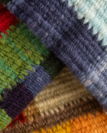 Chamula Merino Wool Blanket Poncho - Diamond Sampler - Standard & Strange