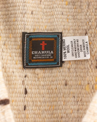 Chamula Merino Wool Blanket Poncho - Natural Heather Autumn Wave - Standard & Strange