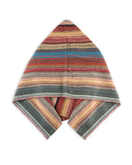 Chamula Merino Wool Blanket Poncho - Southwestern Stripe - Standard & Strange