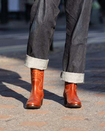 Clinch Boots Horned Moon Boots - Brown Horsehide - HR Last - Standard & Strange