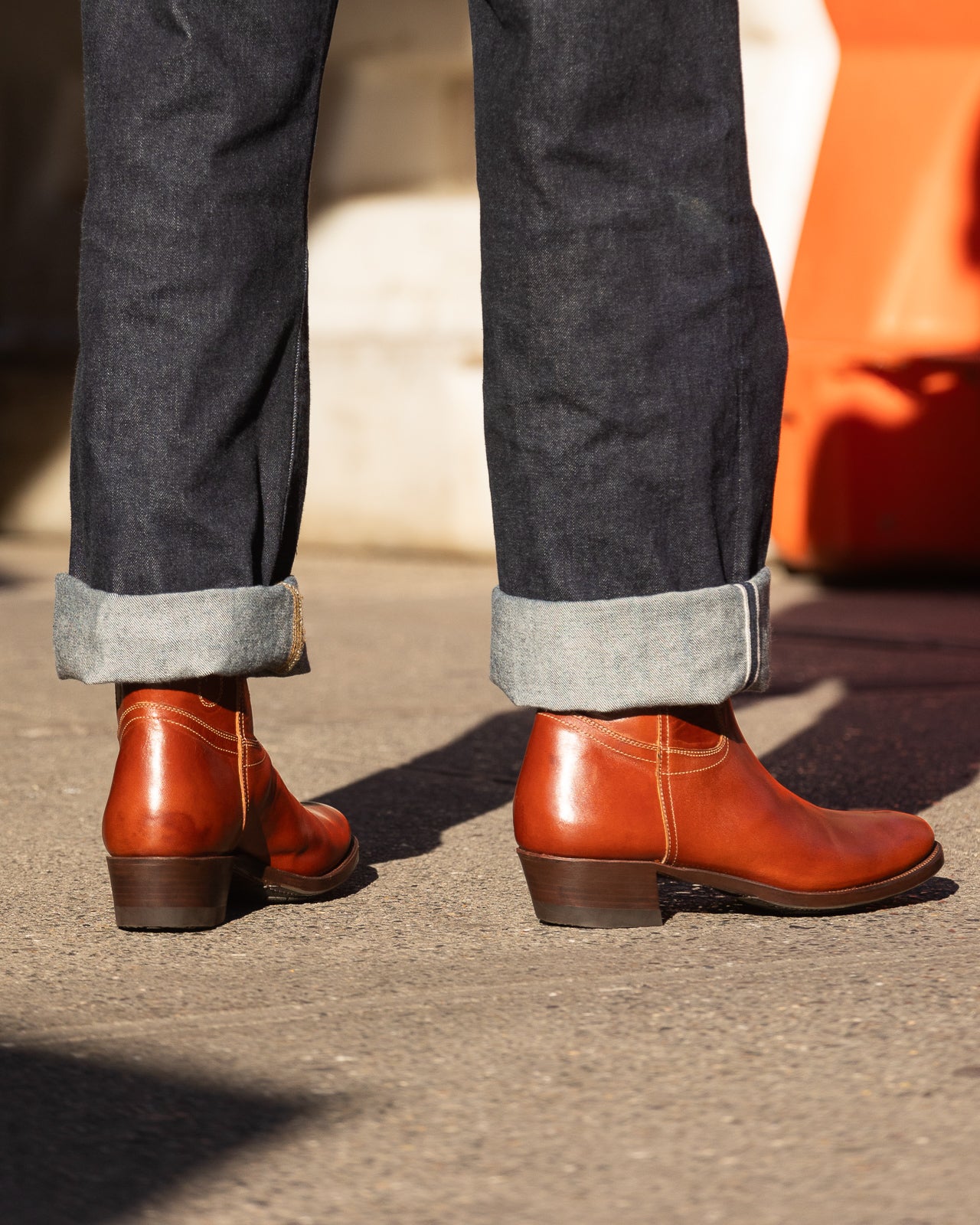 Clinch Boots Cowboy Boot "Horned Moon" Brown Horsehide HR Last