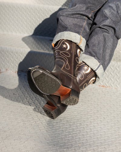 Clinch Boots Horned Moon Boots - Black Horsehide - HR Last - Standard & Strange