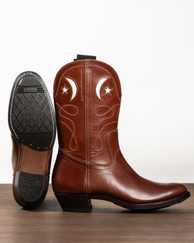 Clinch Boots Horned Moon Boots - Brown Horsehide - HR Last - Standard & Strange