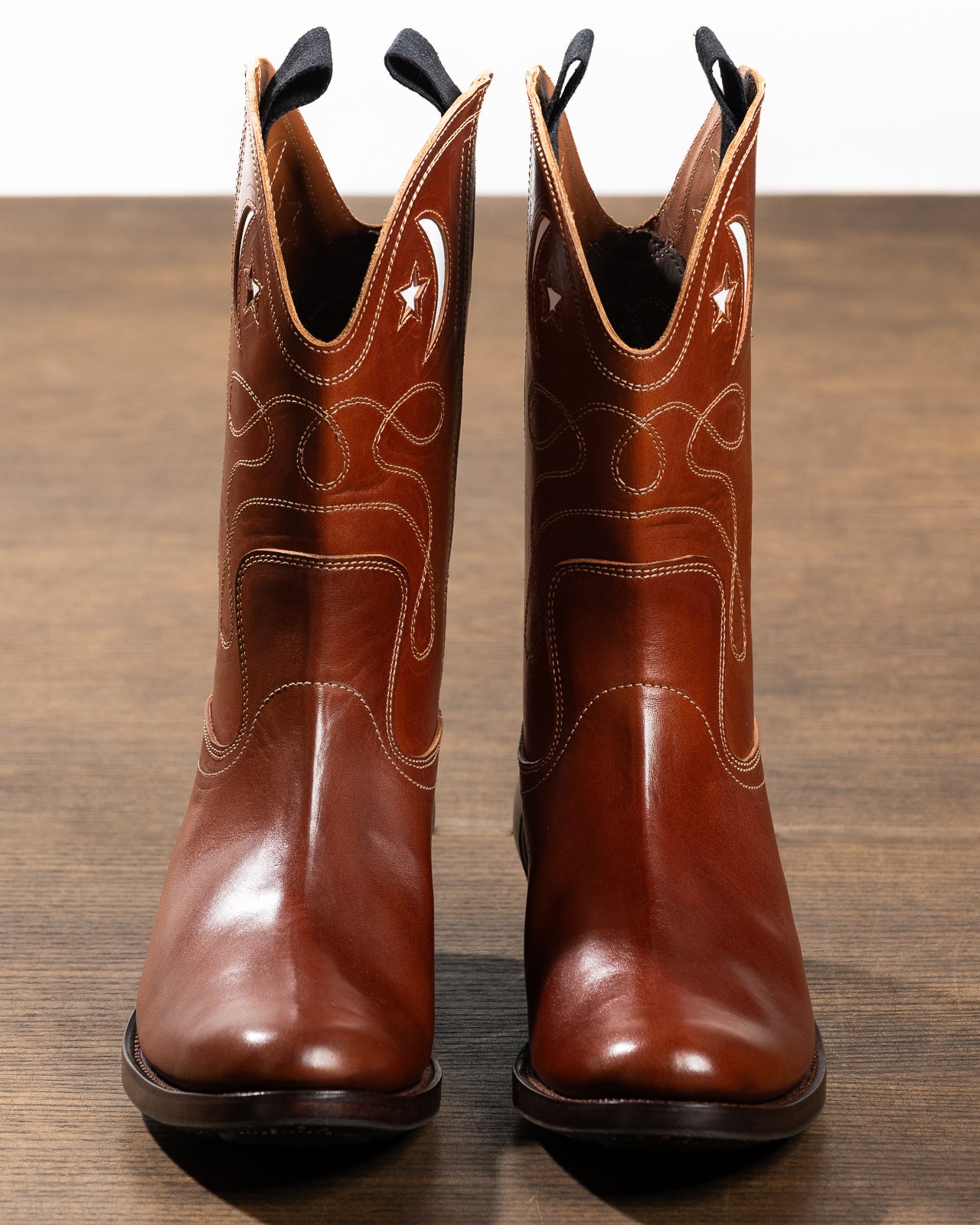 Clinch Boots Cowboy Boot "Horned Moon" Brown Horsehide HR Last