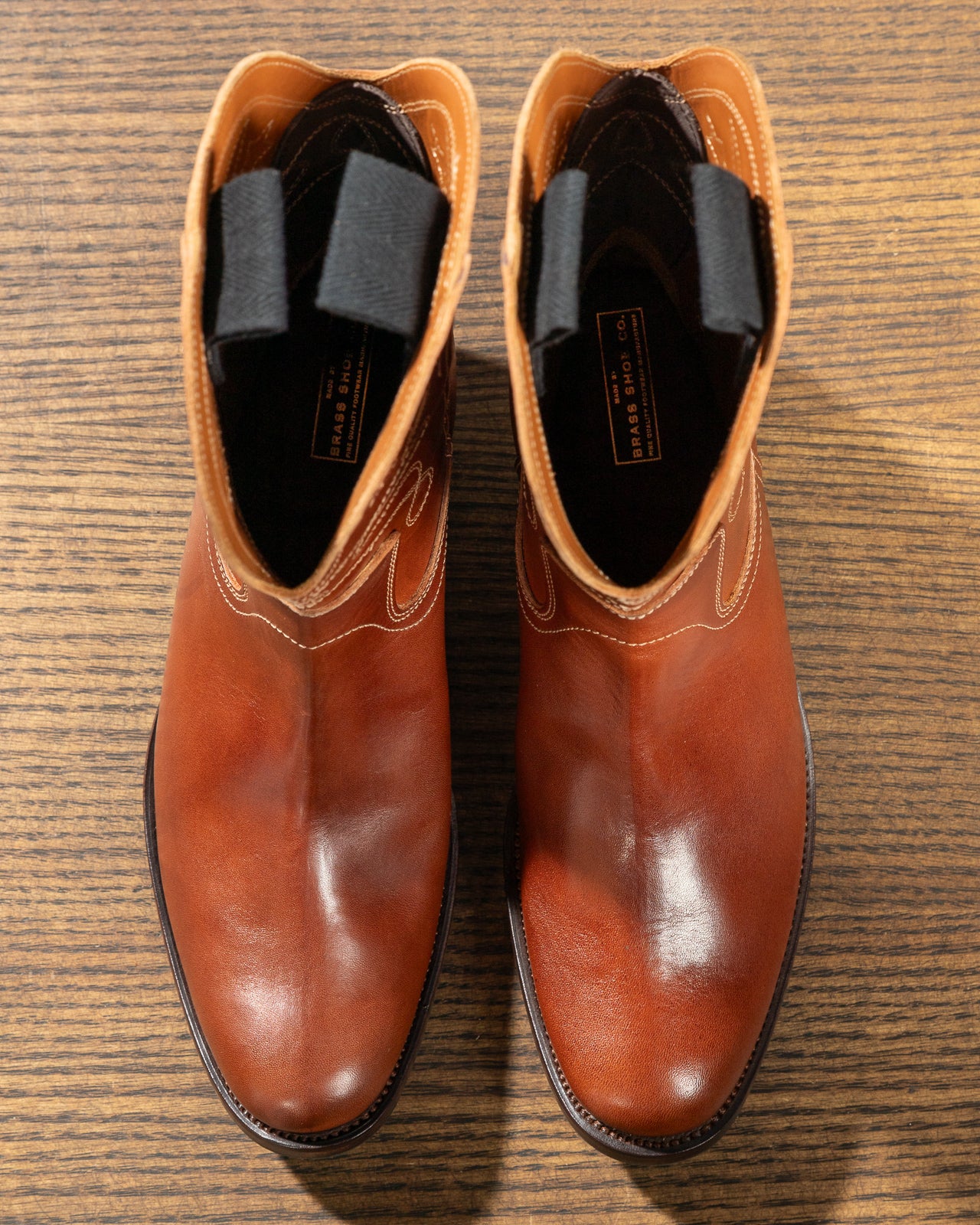 Clinch Boots Cowboy Boot "Horned Moon" Brown Horsehide HR Last