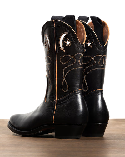Clinch Boots Horned Moon Boots - Black Horsehide - HR Last - Standard & Strange