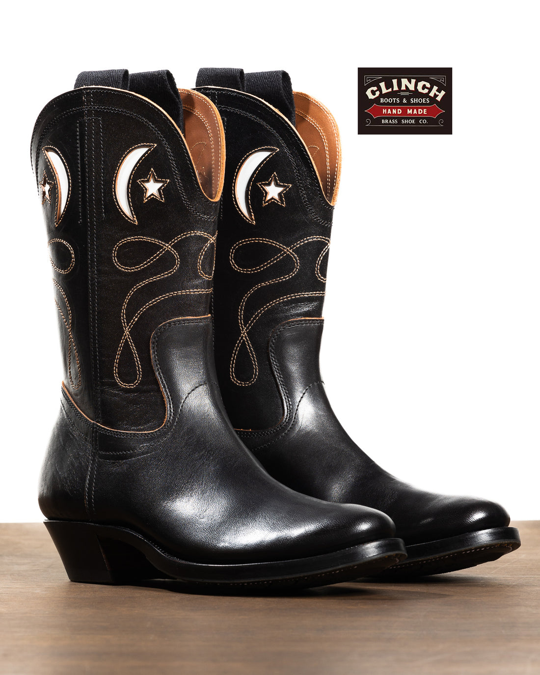 Clinch Boots Horned Moon Boots - Black Horsehide - HR Last - Standard & Strange