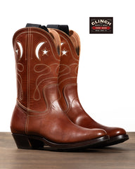 Clinch Boots Horned Moon Boots - Brown Horsehide - HR Last - Standard & Strange