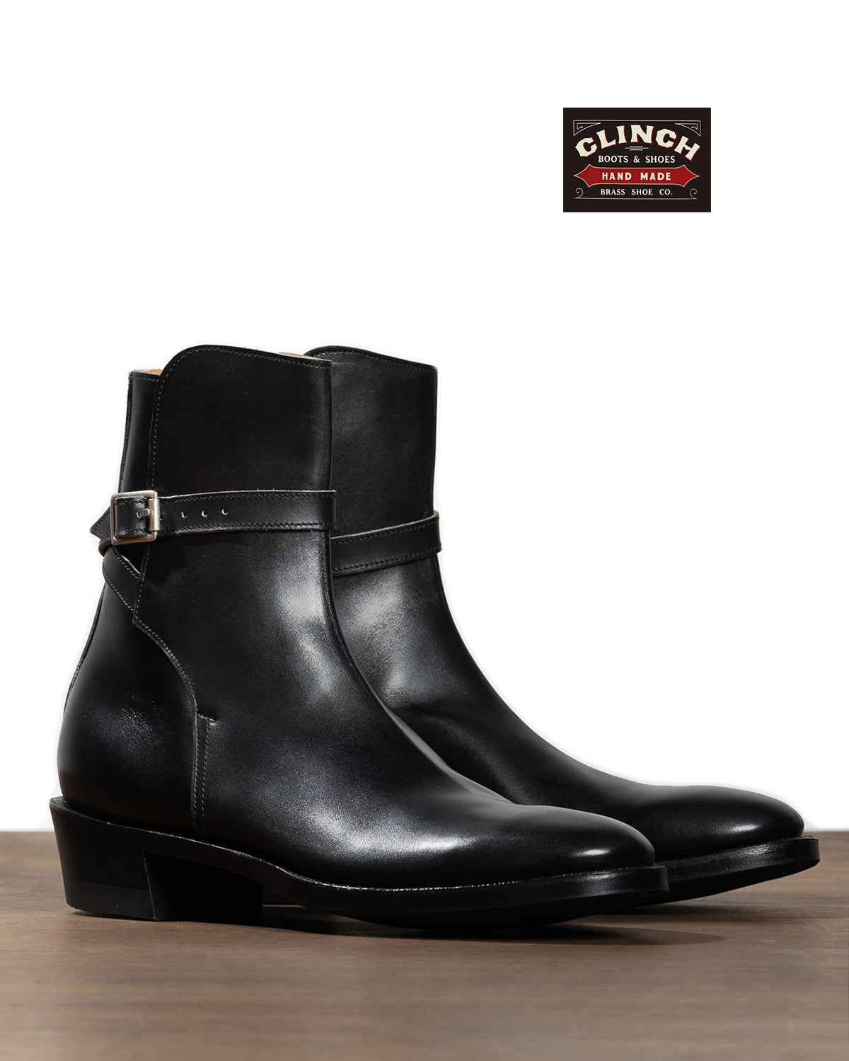 Clinch Boots Jodhpur Boot - Black Calfskin - CN Wide Last 
