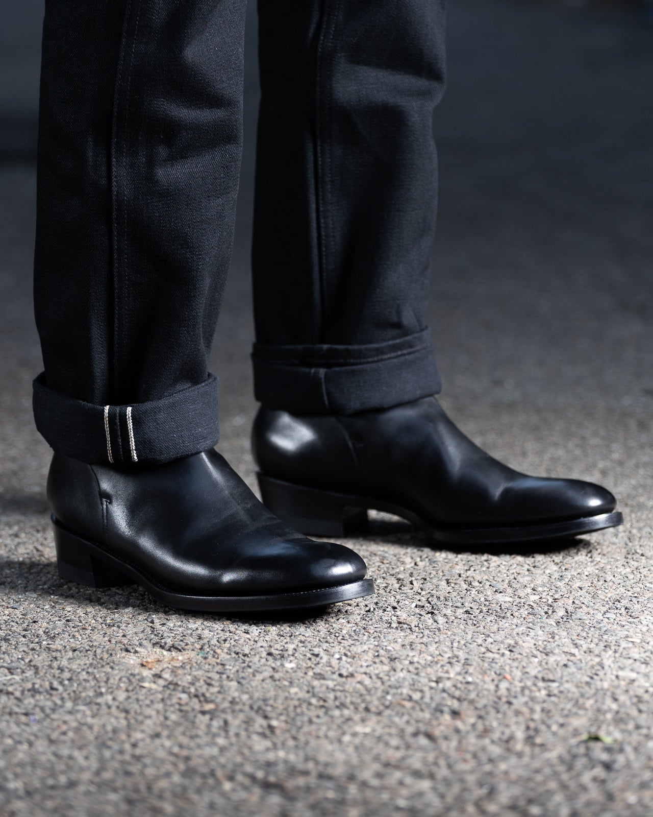 Clinch Boots Jodhpur Boot - Black Overdyed Horsebutt - CN Last - Standard & Strange